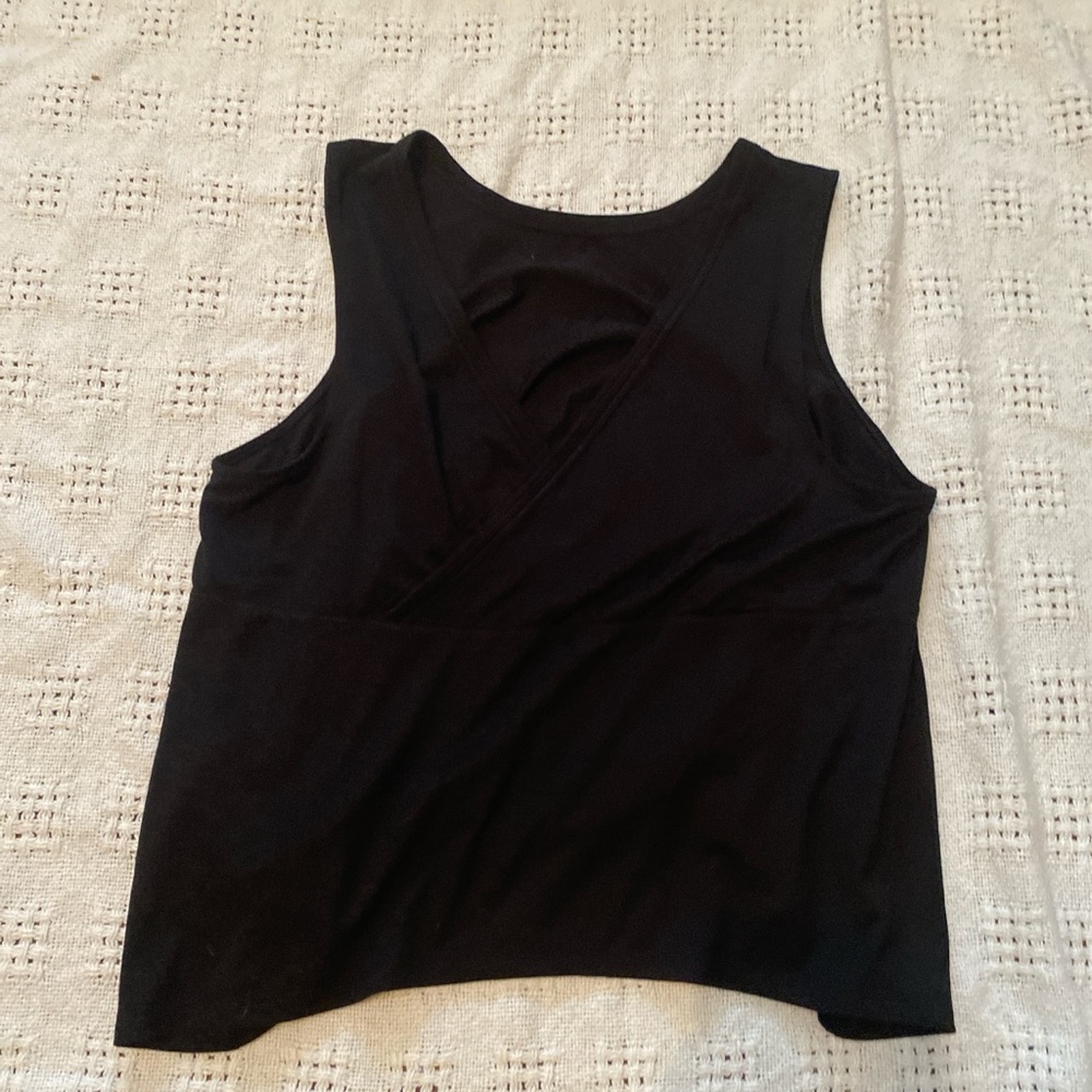 Elegant Black Sleeveless Tank Top